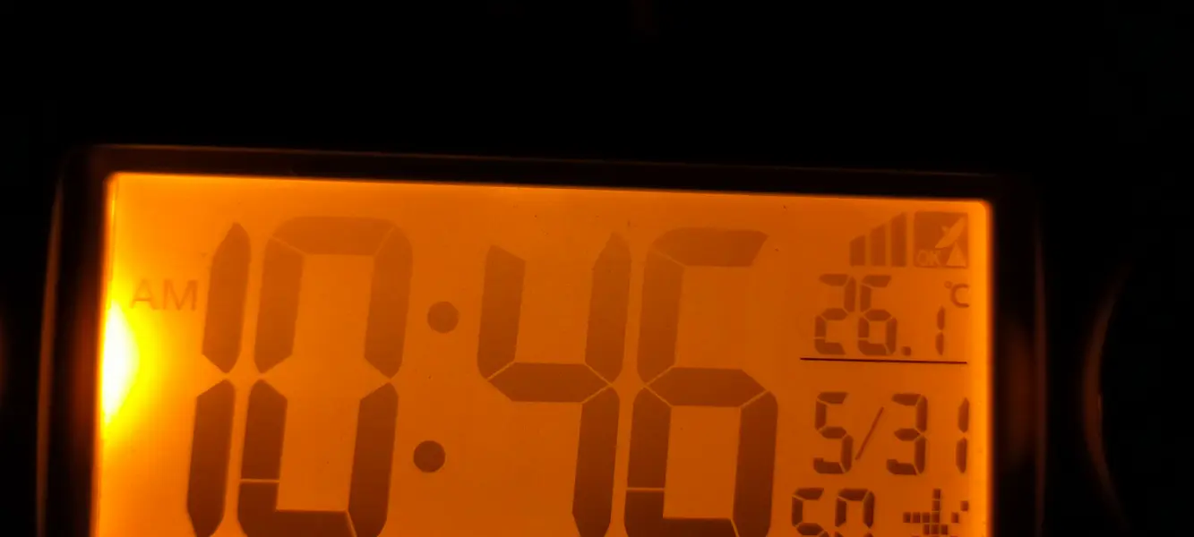 5月31日　朝10時45分26.1℃室内